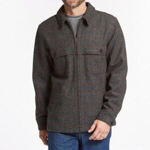 L.L.Bean Maine Guide Zip-Front Jac-Shirt, Wool-Blend, Rugged, Plaid - Mens XL
